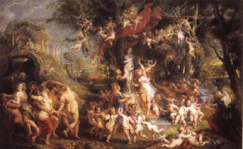 Peter Paul Rubens Feast of Venus oil painting picture